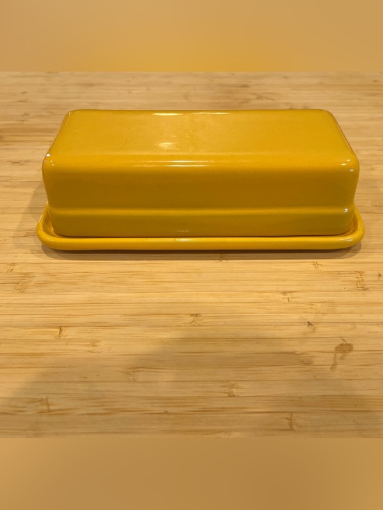 Emile Henry Other - Emile Henry French Ceramic Butter Dish - Yellow